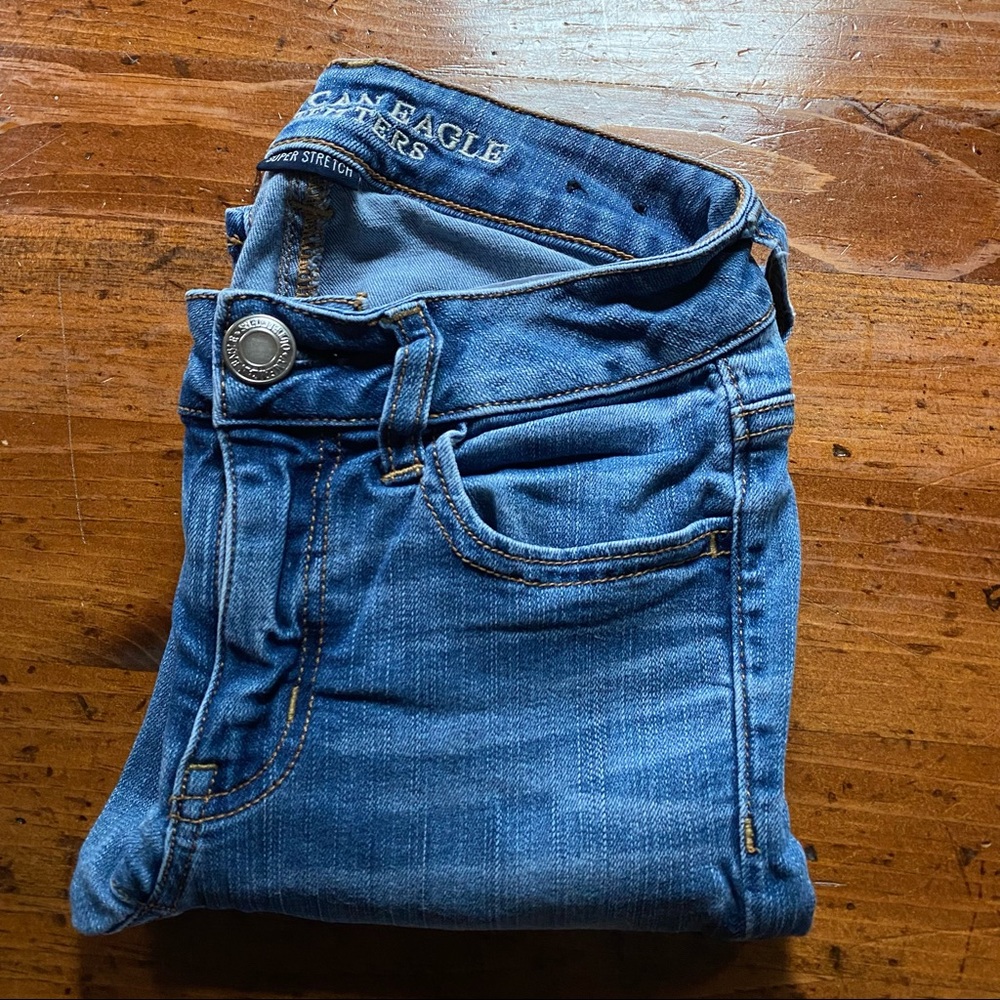 American Eagle Super Stretch Jeggings Jeans size 00 short